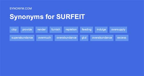 surfing synonym|SURFEIT Synonyms: 50 Similar and Opposite Words .